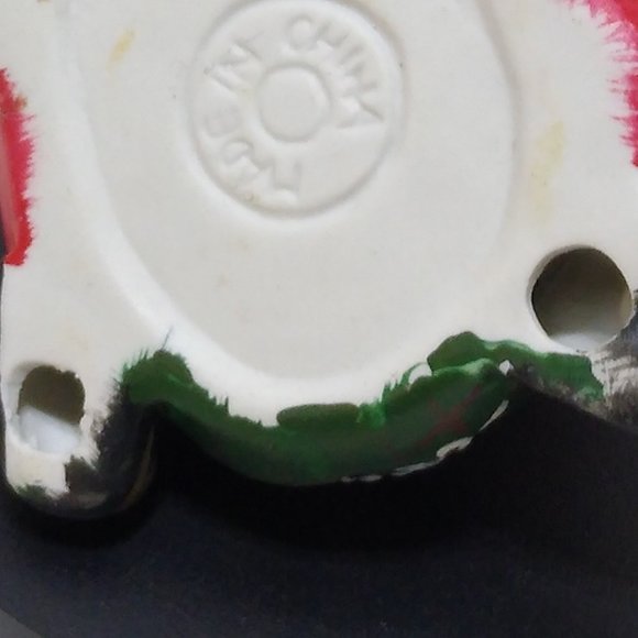 Santa Claus Ceramic Figurine Trinket Dish Vintage Great Condition - Picture 8 of 8